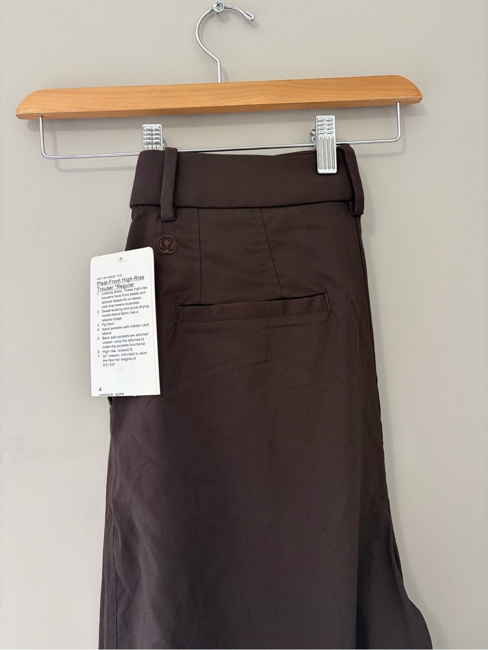 Lululemon Pleat-front trousers